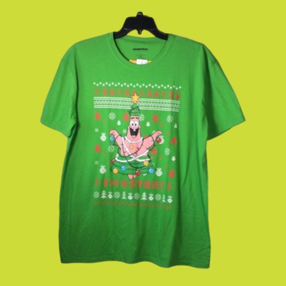 NIckelodeon Graphic T-Shirt Size 2XL Patrick StarFish "I'm A Star" - Picture 1 of 6